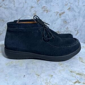 Alegria 45 PAC-603 Men's Size 11M Shoes Blue Suede Lace Up Comfort Chukka Boots